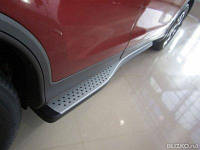 Honda CRV 2012 Оригинальные пороги V1 2 шт алюминий TMR Боковые пороги Хонда СРВ