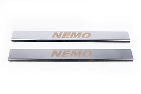 Citroen Nemo Накладки на пороги Carmos V1 AUC Накладки на пороги Ситроен Немо