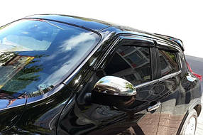 Nissan Juke Вітровики Sunplex Sport AUC Дефлектори вікон Ніссан Жук