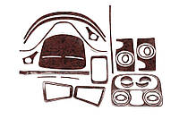 Fiat Doblo 2001-2005 накладки на панель цвет дерево TMR Накладки на панель Фиат Добло I