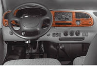 Ford Transit 1997-2000 накладки на панель цвет карбон TMR Накладки на панель Форд Транзит