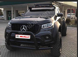 Mercedes X Class Спойлер лобового скла (V3, під фарбування) TMR Спойлера Мерседес Бенц Х-Клас