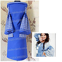 Заготовка для вишивки Сукня жіноча СЖ вк-12 без бічних вставок-клинів Модна Вишивка