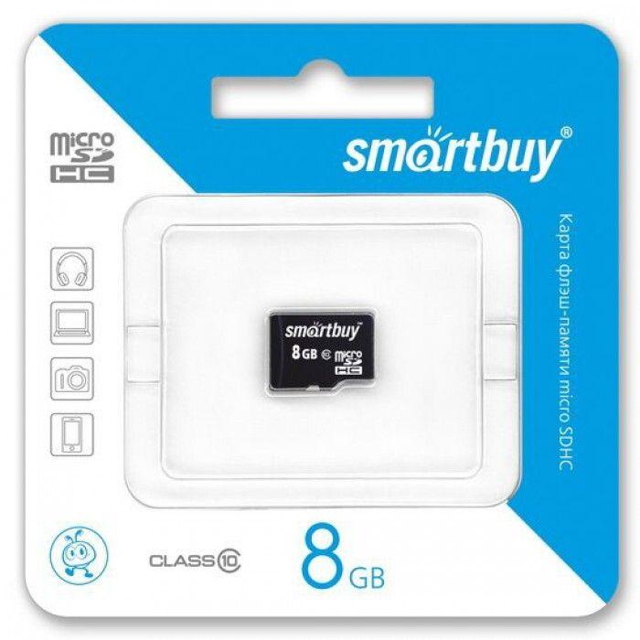 Картка пам'яті SMARTBUY microSDHC 8 GB Class 4