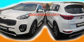 Kia Sportage 2015 Бічні пороги Allmond Grey AUC Бічні пороги КІА Спортейдж