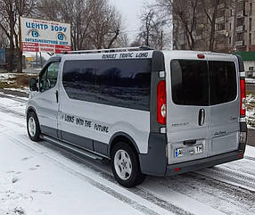 Бічні пороги Allmond Grey Opel Vivaro довга база AUC Бічні пороги Опель Віваро