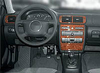 Audi A3 1999-2003 Накладки на панель под титан Meric TMR Накладки на панель Ауди А3