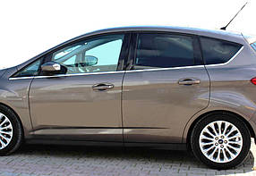 Ford C-Max II Окантовка скла AUC Хром молдинг Форд Сі-Макс — Форд Гранд С-макс