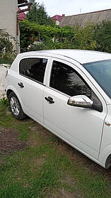 Opel Astra H Hatchback Зовнішня окантовка скел Carmos AUC Хром молдинг Опель Астра Х