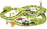 Трек-гірка з машинками траса перегінна іпподром Динозавр Kruzzel 22618 Польща, фото 2
