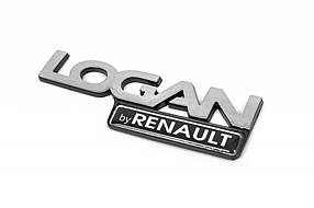 Renault Logan I Напис на машину Logan by Renault 16 см AUC написи Рено Логан 1