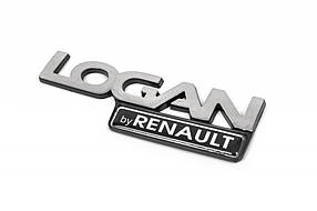 Renault Logan 2008-2013 Напис на машину Logan by Renault 16 см AUC Написи Рено Логан 2