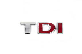 Volkswagen Caddy напис Tdi Червоні TDI під оригінал AUC написи Фольксваген Кадді