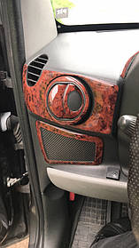 Fiat Doblo 2005  ⁇  накладки на панель колір карбон AUC Накладки на панель Фіат Добло II