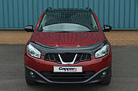 Nissan Qashqai 2010-2013 Дефлектор капота EuroCap AUC Дефлектор на капот Ниссан Кашкай