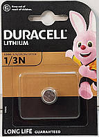 Батарейка литиевая DURACELL CR1/3N 3V (2L76, 2LR76, CR11108, K58L) Lithium