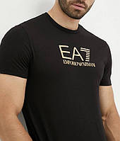 Мужская футболка Armani EA7 Emporio Армани черная