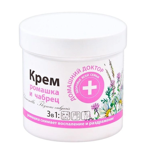Купить Крем для лица, рук и тела 3в1 "Ромашка и чабрец" - Домашний ...
