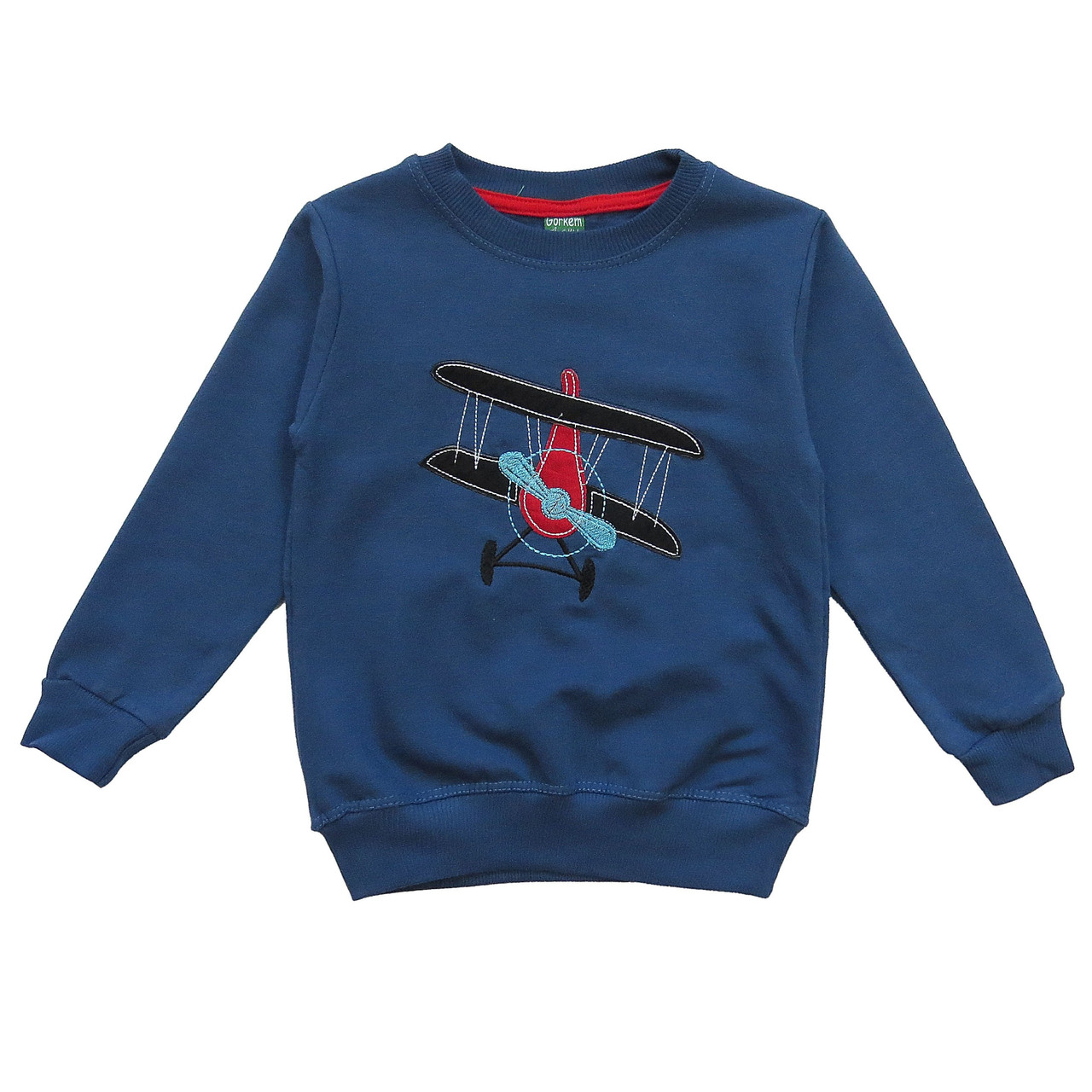 Теплий світшот "Літак" для хлопчика. 122-128 см, фото 1