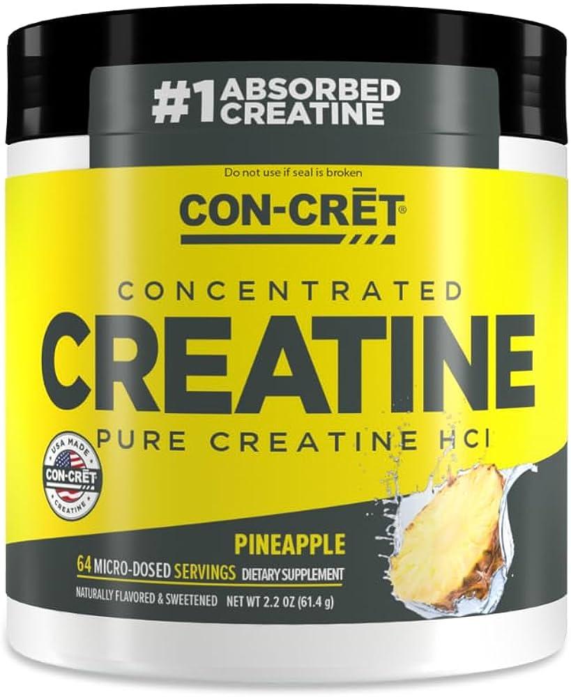 Креатин гідрохлорид Con-Cret Patented Creatine HCl, 61.4 g (Pineapple)