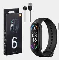 Фитнес браслет Smart Band M6 шагомер измерение давления и пульса Топ продаж