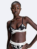 Набір Calvin Klein Lightly Lined Triangle з сердечками чорні, фото 4