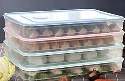 Контейнер 3 яруси для зберігання й заморожування пельменів, вареників та інших харчових продуктів із таймером