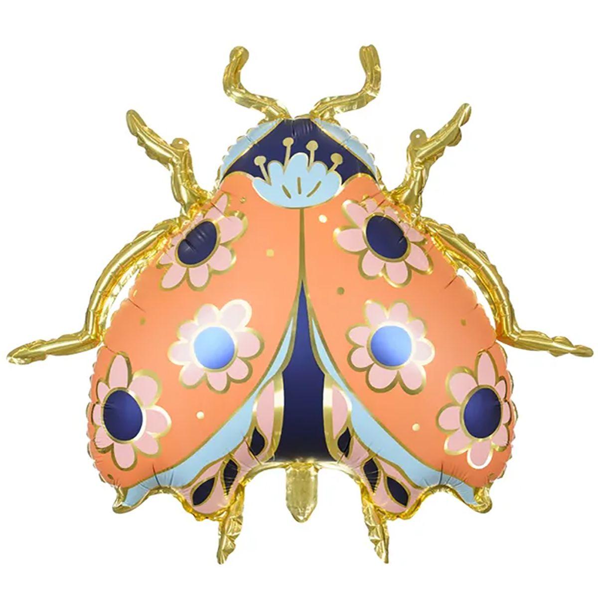 Фольгована кулька фігура "Сонечко" кольорова PartyDeco 87х75 см.(1шт.)