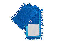 Запаска для швабри ECO FABRIC з мікрофібри шиньйон "1000 пальців" блакитна
