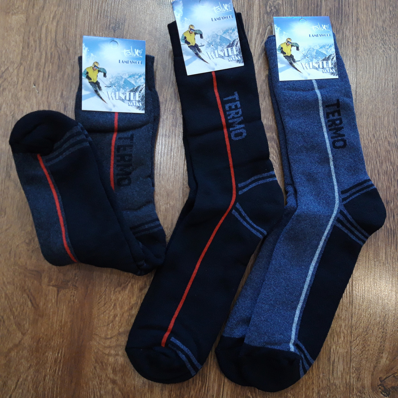 Чоловічі махрові шкарпетки "WINTER TERMO" Житомир 40-44 / 12 пар, фото 1