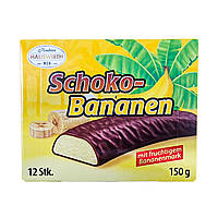 Цукерки бананове суфлє в шоколаді Schoko Bananen 150г
