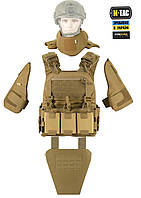 Комплект защиты от М-ТАС: плитоноска, горжилет, защита плеч и паха (фартук) TOS