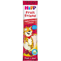 Батончик детский HiPP фруктово-злаковый йогурт, вишня, банан 23 г (1999032)