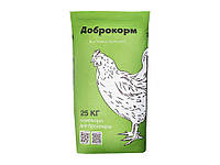 Комбікорм для бройлерів ДОБРОКОРМ 25кг від 7 до 30 днів /крупа "Ст арт БК-2"