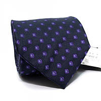 Краватка Чоловіча Синя З Фіолетовими Єлементами Gin-2531