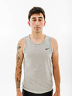 Чоловіча майка Nike M NK DF TANK DFC SOLID Сірий M (7dAR6069-063 M)