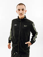 Мужская Куртка Nike M NSW REPEAT SW PK TRACKTOP Черный XL (7dFD1183-011 XL)