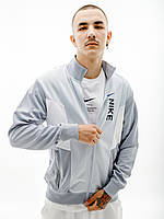 Мужская Куртка Nike M NSW HYBRID PK TRACKTOP Серый XL (7dFB1626-043 XL)