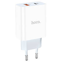 СЗУ HOCO C97A PD20W+QC3.0 (1USB/1Type-C/3A) TOS