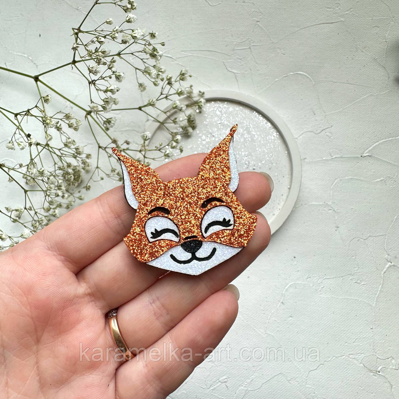 Патч РИСЬ, 4*4см (НЕ СКЛЕЄНО), фото 1