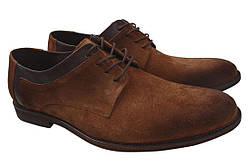 Туфлі класика чоловічі BUCCI Натуральна замша колір Коричневий 18-20DT 40 SC, код: 7362802