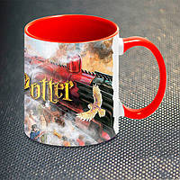 Чашка Fan Girl Хогвартс Экспресс Гарри Поттер Harry Potter New (14468) 330 мл Разноцветный
