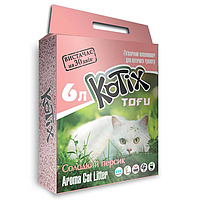 KOTIX TOFU наполнитель Медовый персик, 6 л