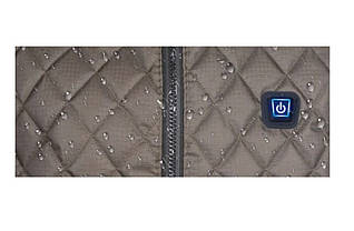 Жилет із підігрівом від USB Shine L, хакі, фото 4