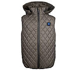 Жилет із підігрівом від USB Shine 4XL, хакі, фото 3