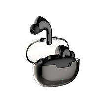 Навушники бездротові Bluetooth LDNIO T02 у кейсі, чорні, фото 5