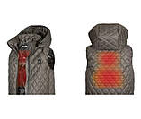 Жилет із підігрівом від USB Shine S, хакі, фото 5