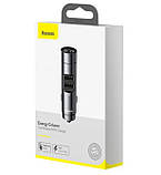Адаптер автомобільний BASEUS CCNLZ-0G 2USB, 3.1A, чорний, фото 8