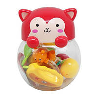 Набір брязкалець у банці "Кошеня", 5 штук Червоний (TS-206535)