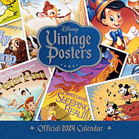 Календар  Disney Vintage Movie 2024 (Square Wall Calendar)